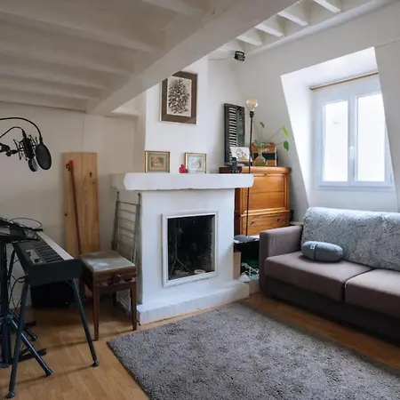 Lejlighed Charming 1bd Apart For 4 With Balcony Paris